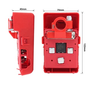 Portafusibles de 32V 400A, Conector de Terminal de Distribución de Batería de Liberación Rápida, Abrazadera de Batería para Caravanas 4x4 con Cubierta - Product Image 2