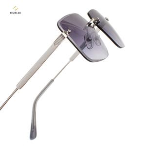 深セン高品質メタルリムレスダイヤモンドカットサングラスカスタムロゴスモール<span class=keywords><strong>MOQ</strong></span> - Product Image 2