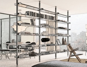 <span class=keywords><strong>Armario</strong></span> <span class=keywords><strong>de</strong></span> poste <span class=keywords><strong>de</strong></span> <span class=keywords><strong>aluminio</strong></span>, muebles para el hogar, vestidor organizador - Product Image 6