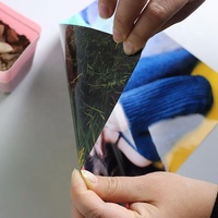 Papier photo PET imperméable et résistant aux déchirures 210 g/m², double face brillant, pour impression jet d'encre de menus de restaurant