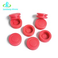 125mm I-Shape Tactile Button Waterproof Silicone Keycap Cap Switch Black/Red