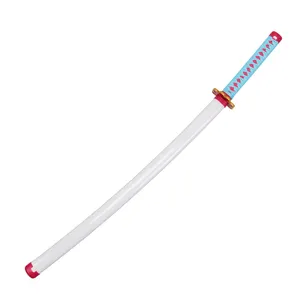 Demon slayer niquirin lâmina japonesa kanroji mitsuri, espada de samurai, bambu