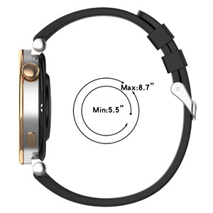 Bracelet de montre en silicone pour <span class=keywords><strong>Watch</strong></span> GT5/GT5 Pro/<span class=keywords><strong>Watch</strong></span> 4/4Pro/<span class=keywords><strong>Watch</strong></span> <span class=keywords><strong>3</strong></span>/GT3/<span class=keywords><strong>GT</strong></span> 2/GT3 <span class=keywords><strong>SE</strong></span> - Design de luxe tendance, ajustement réglable au poignet - Product Image 4