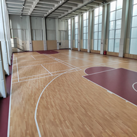 Revêtement de sol sportif en PVC résistant à l'usure Runsure, garantie 10 ans, pour la rénovation des salles de jeux de maternelle, compatible avec les carreaux, norme australienne