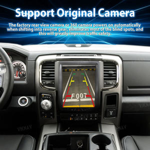 AOONAV Lecteur multimédia GPS de voiture <span class=keywords><strong>Android</strong></span> 9.1 à grand écran vertical pour Dodge RAM 1500 2014-2018 GPS de voiture Navi Navigation Radio Ste - Product Image 5