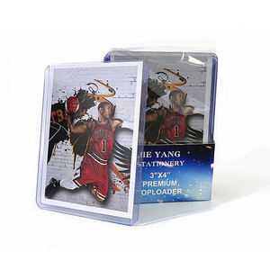 Offre Spéciale <span class=keywords><strong>NBA</strong></span> Star Card Cover 35pt PVC Transparent Housse de protection Jeu Hard Card Cover - Product Image 1