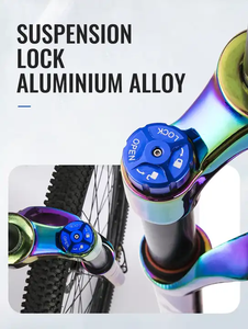 TANKE <span class=keywords><strong>Fourche</strong></span> de vélo VTT en alliage d'aluminium Suspension Air <span class=keywords><strong>26</strong></span>/27.5/ 29er <span class=keywords><strong>Pouces</strong></span> <span class=keywords><strong>Fourche</strong></span> A-pilier Contrôle d'épaule <span class=keywords><strong>Fourche</strong></span> de vélo - Product Image 5