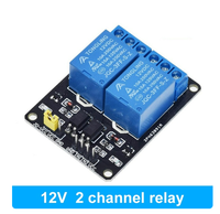 Module de relais de contrôle industriel à isolation optocoupleur, déclenchement bas niveau, 1, 2, 4, 6, 8, 16 canaux, compatible 3.3V, 5V, 12V, 24V