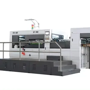 Máquina de corte e vinco de alta qualidade para caixas de pizza/máquina vincadora de papel/máquina de fazer caixas de papelão