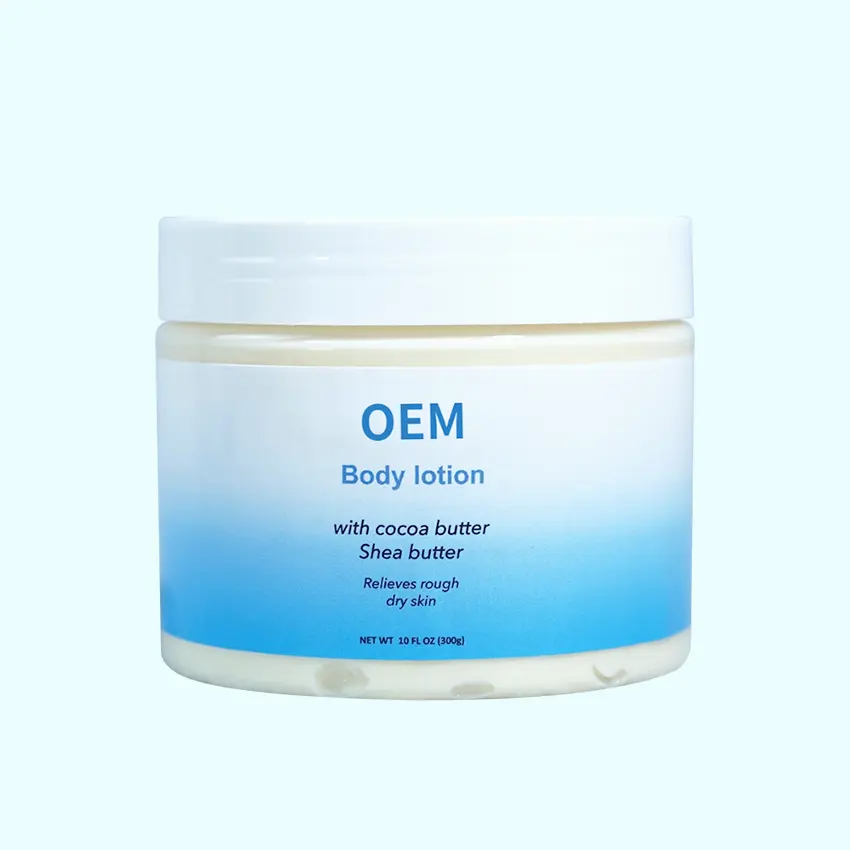 Odm/OEM bán buôn nhãn hiệu riêng tự nhiên Shea Butter Body Butter cho da và chăm sóc cơ thể