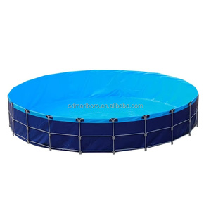 HDPE <span class=keywords><strong>PVC</strong></span> Fish Pool Support Exterior Impermeable Anti-Uv Acuicultura Estanque Revestimiento Tanque de almacenamiento de agua - Product Image 3