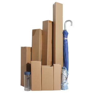 Caja Triangular de Cartón Corrugado para Envíos, Tubo Largo de Papel para Cañas de Pescar, Paraguas, Pósteres, Flores y Embalaje de Artículos Largos - Product Image 2