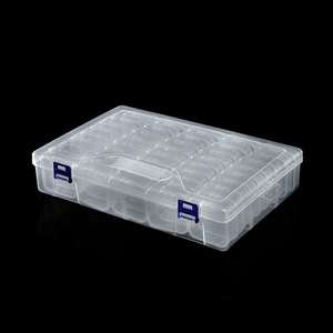 <b>Plastic</b> <b>Storage</b> Box 45 Grids 29.7x19.7x5.8cm Transparent With Lids For Jewelry Beads Organizing Desktop Use - Product Image 4