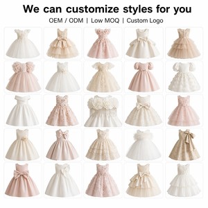 Robe de princesse blanche pour filles, style créateur, épaules dénudées, motif floral 3D, longueur cheville, pour mariages - Product Image 3