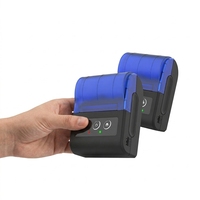Impresora Térmica de 58 mm, Portátil, de Bolsillo, Diseño Compacto para Impresión de Facturas de Pedidos de Comida para Llevar