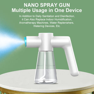 Pulvérisateur de jardin intérieur brumisateur électrique Machine à couper les cheveux en plastique Atomiseur de brouillard d'air sans fil Nano Barber <span class=keywords><strong>Spray</strong></span> Gun - Product Image 4
