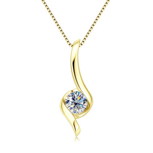 Elegante Collar con Colgante Incrustado para Mujer, Collar Minimalista con Dije, Joyería de Moda para Uso Diario, Regalo - Product Image 5