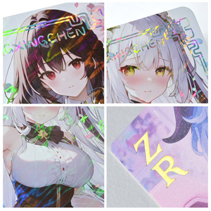 Cartes à collectionner TCG holographiques Anime - Cartes de collection en papier portables avec finition brillante pour les fans d'Anime et de TCG - Product Image 4