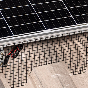 黒PVCコーティングSタイルピジョンルーフソーラーパネルクリッターガード鳥防止メッシュキット - Product Image 3