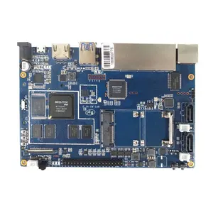 香蕉Pi R2 BPI-R2 V1.2四核2GB RAM带SATA WiFi 8GB eMMC演示单板