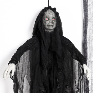 <span class=keywords><strong>Ojos</strong></span> brillantes Decoración de Halloween Fantasma Novia Colgando Fantasma Casa embrujada Guión Matar Parque de atracciones Horror Accesorios eléctricos - Product Image 2