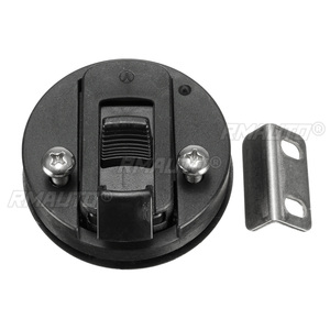 Juego de 4 Cierres Redondos de Repuesto para Escotillas, Plástico Negro para RV, Embarcaciones, M1-61 - Product Image 3
