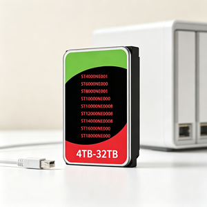 Disco de almacenamiento para servidor de 8 TB ST8000NE001 para centro de datos de pequeñas empresas, unidad de disco duro interna NAS - Product Image 1