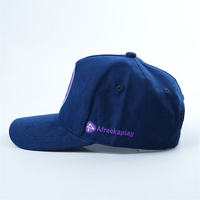 Gorra de Béisbol Personalizada de 5 Paneles con Logotipo Bordado a Mano, Tela Oxford, Diseño de Frutas, Visera Curva