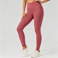 Pantalon de yoga pour femme, nouveau style, prix d'usine, best-seller, avec bretelles croisées, taille haute, effet push-up, sculptant et confortable