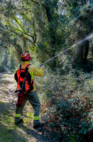 Extincteur à eau portable et pliable pour forêt, type sac à dos souple, 20L, à bas prix, avec pulvérisateur