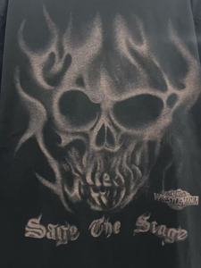 T-shirt <span class=keywords><strong>Travis</strong></span> <span class=keywords><strong>Scott</strong></span> Effetto Lavato, Maglietta Grafica Rock Gothic Retrò in Cotone a Maniche Corte per Uomo e Donna, Unisex Heavy Metal - Product Image 3