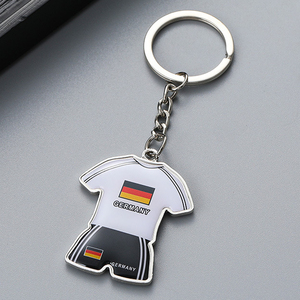 Llavero con bandera de equipo de metal, productos de Catar, Jersey, balón de fútbol, <span class=keywords><strong>2022</strong></span> - Product Image 4