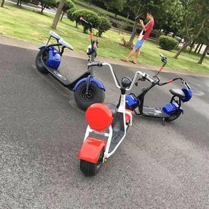 Classic 15 pollici fat tire mini citycoco scooter elettrico con schienale di stile della signora - Product Image 6