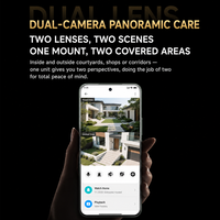 Caméra de sécurité extérieure intelligente Mijia 100 % originale en gros, double objectif, IP66, WiFi 6 pour maison et villa MJSXJ1OHL