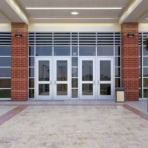 ประตูเชิงพาณิชย์ ประตูหนีภัยแบบด่วน ประตูกระจกอลูมิเนียม ประตูหน้าร้าน ประตูภายนอก - Product Image 1