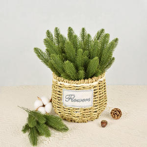 Branches de pin artificielles, fausses, écologiques, légères, durables, en plastique, décorations DIY, décorations festives intérieures et extérieures - Product Image 6