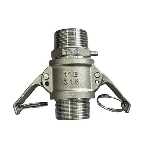 304 stainless steel high pressure quick connector snap-in steel wire hose connector