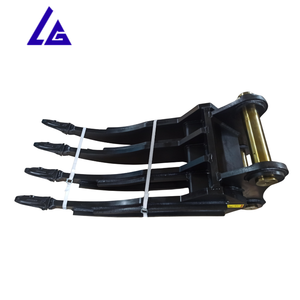 Tùy chỉnh 4 tines máy xúc gốc cào gốc loại bỏ cào với gia cố tines cho gốc cây và gốc loại bỏ - Product Image 1