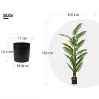 180cm künstliche Pflanze künstliche Pfeil wurzel Pflanze gefälschter Baum für moderne Home Office Wohnzimmer Boden Dekor Innen
