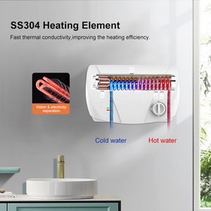 Bassa pressione dell'acqua inizio scaldabagno elettrico istantaneo senza serbatoio per la vecchia casa condominio - Product Image 2