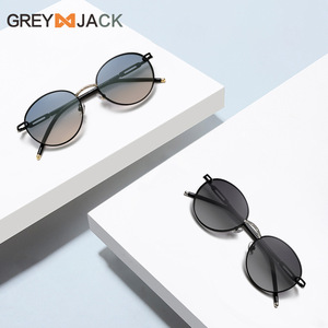 Nouvelles lunettes de soleil rondes pour femmes, monture en métal noir, verres polarisés TAC UV400, type 3, pour la conduite - Product Image 2