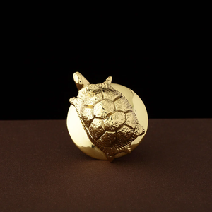 Decorative Tortoise <b>Drawer</b> <b>Knob</b> Antique Brass Cabinet <b>Knob</b> Furniture Hardware Handle for Doors and Cabinets - Product Image 3