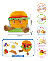 Jouet musical sensoriel Montessori en peluche pour bébé, fruits à découper, 0-6 mois, 6-12 mois, jouets sensoriels pour bébés