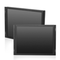 Moniteur LCD à écran tactile capacitif de 15 pouces bon marché avec interfaces USB et AV rétroéclairées par LED pour les applications professionnelles