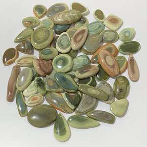 Jaspe Imperial, Cuarzo Verde Natural, Gema Suelta Redonda de 20 mm para Joyería, Calidad AAAAA para Collar - Product Image 4