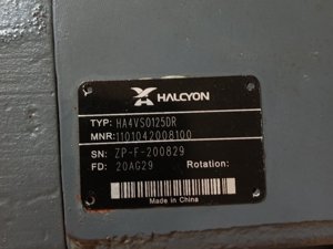 ปั๊มไฮดรอลิกแบบลูกสูบ Halcyon A4VSO250 ราคาโรงงาน สำหรับระบบเครนวินช์นอกชายฝั่ง 300 บาร์ ปั๊มแบบ 5 จังหวะ - Product Image 2