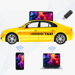 Écran LED de toit de taxi Junchen P5, étanche, avec animation SDK, mur vidéo pour la publicité automobile dans les magasins de détail - Product Image 4