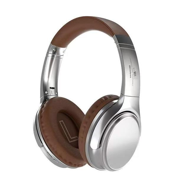 2025 New Retro V5.4 Dynamic Metal JL Chipset Support TF/AUX 20 Hours Working Portable Fold Wireless Stereo Over-Ear Headphone