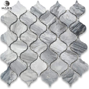 Precio barato de azulejo de mosaico de farol medio barroco <span class=keywords><strong>arabesco</strong></span> de mármol gris - Product Image 6