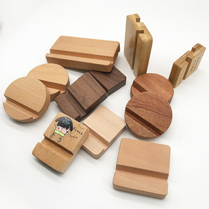 Soporte para teléfono móvil de <span class=keywords><strong>madera</strong></span> con impresión personalizada, soporte plegable para ordenador portátil - Product Image 4